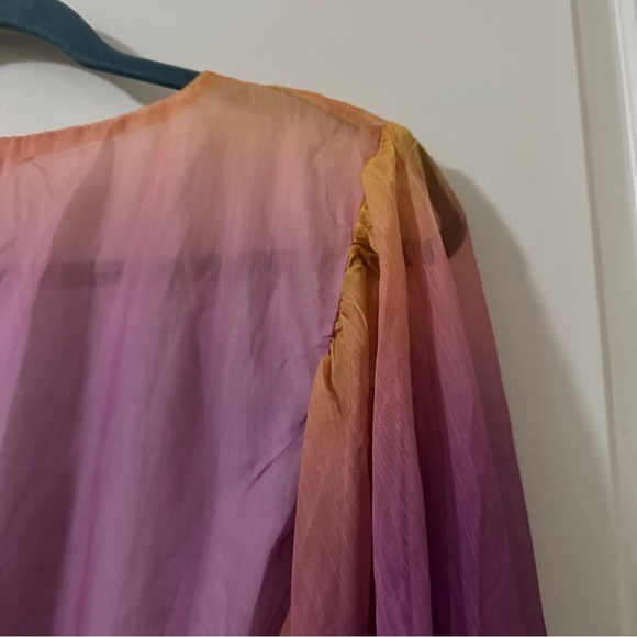 Flying Tomato Pastel Rainbow Long Sleeve V-Neck Bodysuit Women’s Size Large - Picture 11 of 15